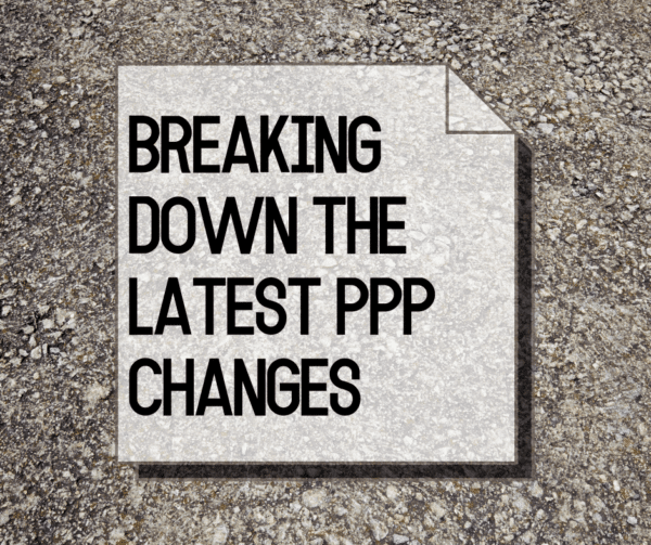 PPP changes