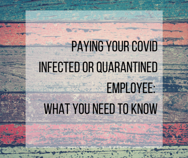 paying covid employees